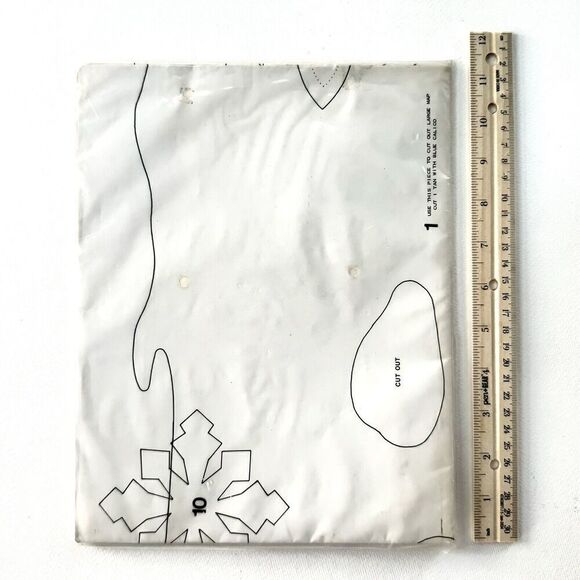 TWO Vtg Better Homes and Gardens Patterns Ships Quilt Map Wall Hanging 1985 NEW - Picture 4 of 8